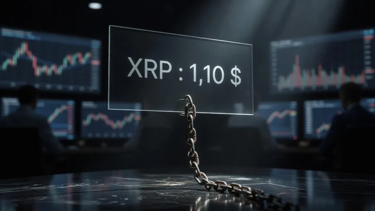 XRP tient 1,10 $… mais un détail empêche encore l’envol